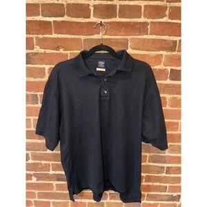 Callaway Two-Ply Golf Black Polo Performance Short‎ Sleeve L